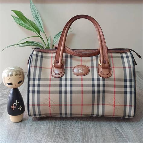 small burberry bag vintage|vintage Burberry bags for women.